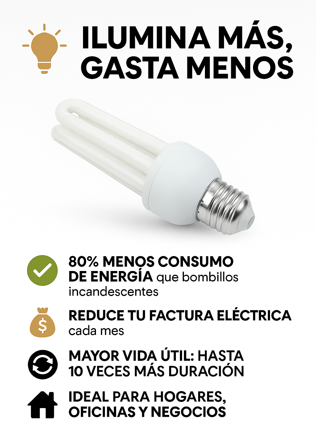 Bombillo Ahorrador 25W