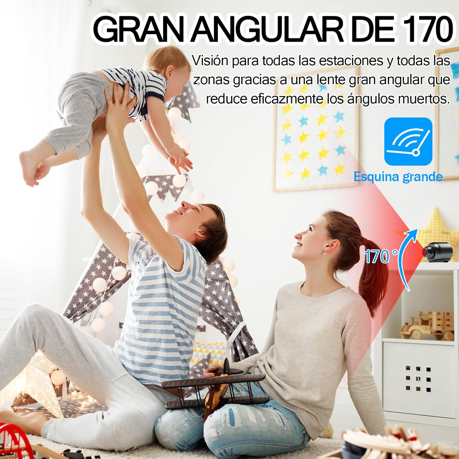 Cámara De Seguridad HD 1080P