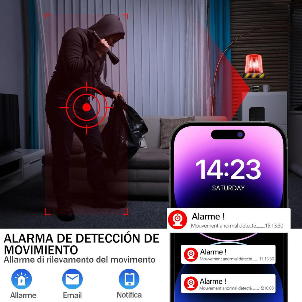 Cámara De Seguridad HD 1080P