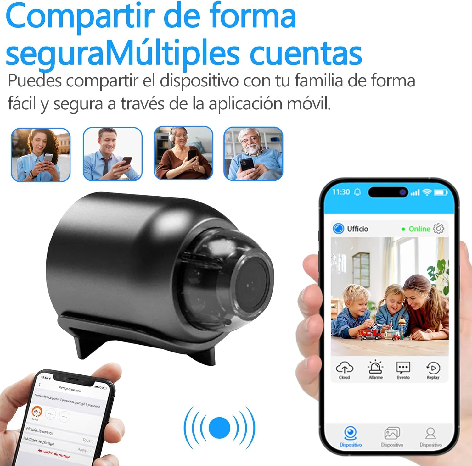 Cámara De Seguridad HD 1080P