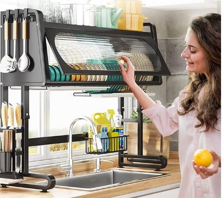 Escurridor De Platos Con Tapa
