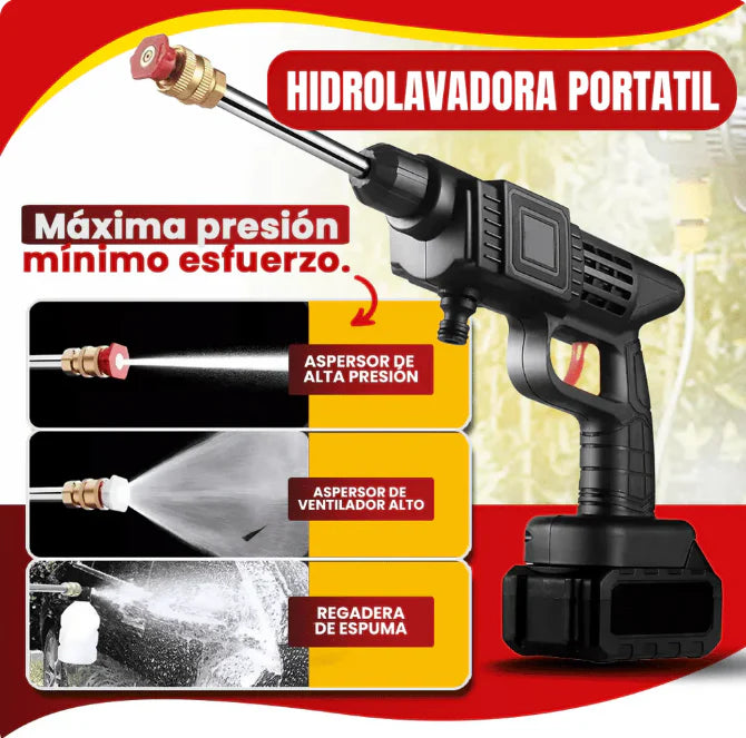 Hidrolavadora Inalámbrica De Alta Presión