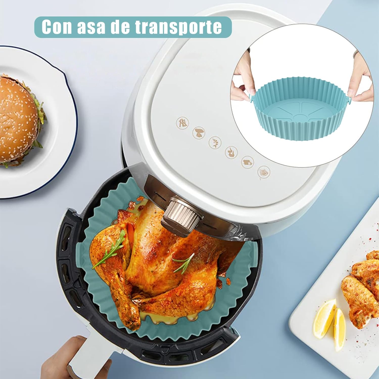 Molde De Silicona Para Air Fryer