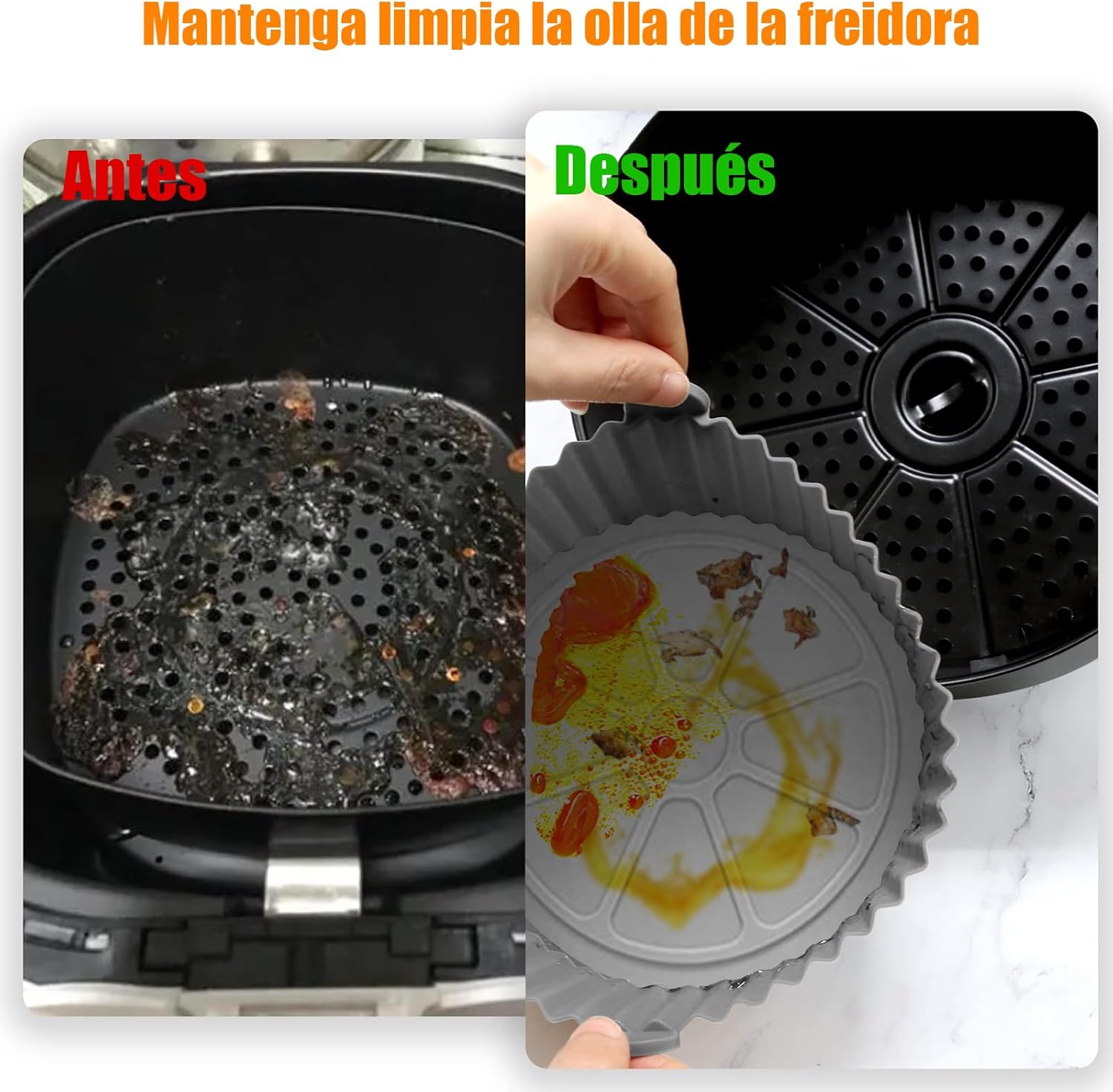 Molde De Silicona Para Air Fryer